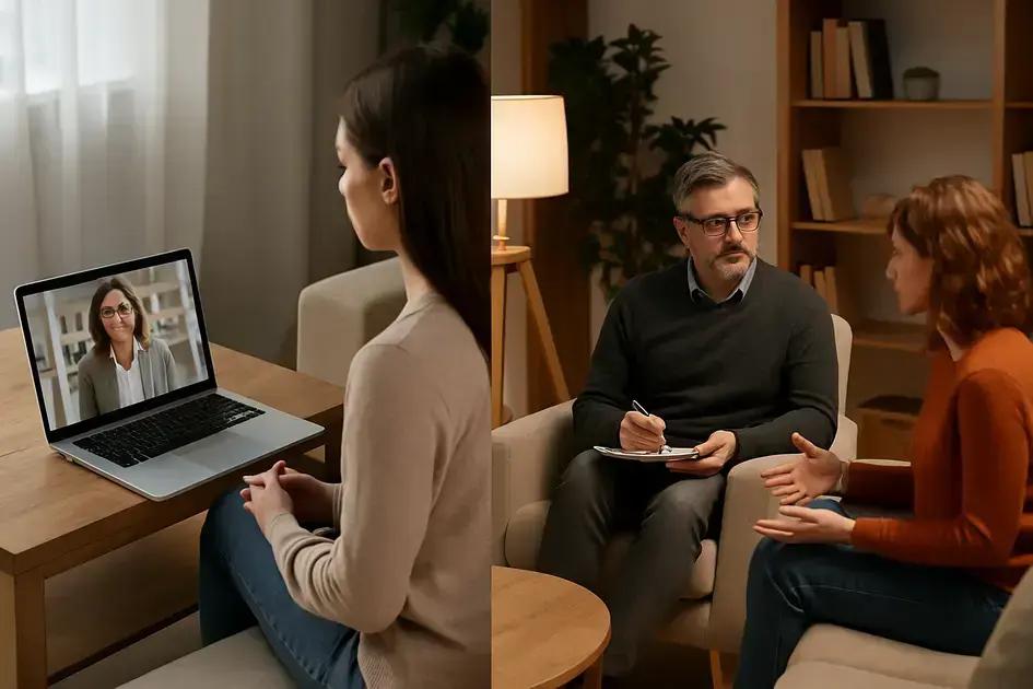 Psicoterapia online vs presencial: prós e contras